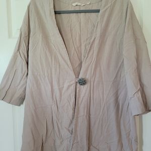 NOT AVAILABLE Soft Surroundings Womens Boho Lagenlook Jacket
